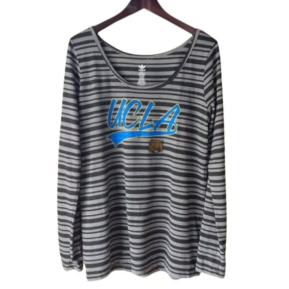 Adidas UCLA Long Sleeve Scoop Neck Tee - Picture 1 of 9